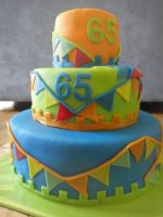 Stapeltaart 65 jaar
